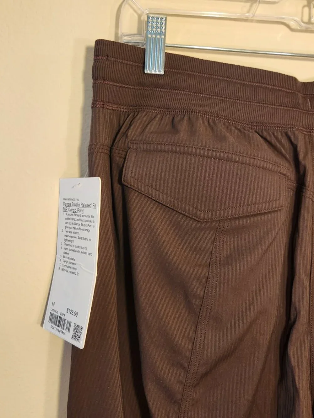 Lululemon Dance Studio Relaxed-Fit MR Cargo Pant Brown Size M